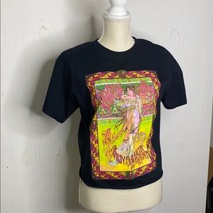 Janis Joplin semi crop top